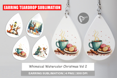 Whimsical Christmas Earring Product Image 1