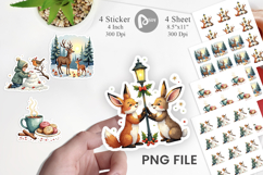 Whimsical Christmas Sticker Product Image 1