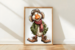 Whimsical Winter Animal Clipart Sublimation Product Image 3