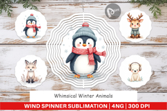 Wind Spinner Winter Animals Product Image 1
