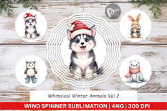 Wind Spinner Winter Animals Product Image 1
