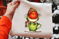 Whimsical Winter Bird Clipart Product Image 2