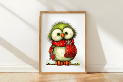 Whimsical Winter Bird Clipart Product Image 3