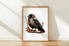 Whimsical Winter Bird Clipart Product Image 3