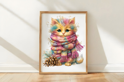 Whimsical Winter Car Clipart Sublimation Product Image 3