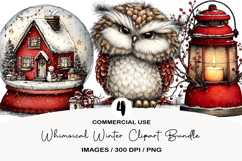 Whimsical Winter Clipart Sublimation Product Image 1