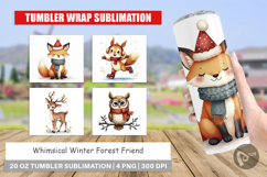 Winter Forest Friends Tumbler Product Image 1