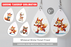 Winter Forest Friends Earring Product Image 1