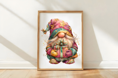 Whimsical Winter Gnome Clipart Product Image 4