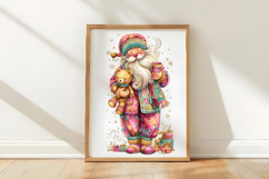 Whimsical Winter Santa Clipart Product Image 3