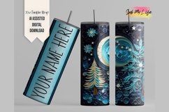 3D Whimsical Forest Tumbler Design Product Image 1