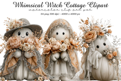 Whimsical Witch Cottage Clipart Product Image 1