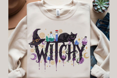 Whimsical Witchy Clipart Png Product Image 3