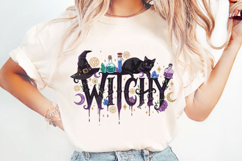 Whimsical Witchy Clipart Png Product Image 4