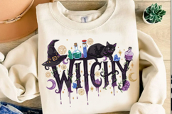 Whimsical Witchy Clipart Png Product Image 5