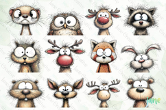 Whimsical Woodland Animal Clipart Bundle Product Image 3