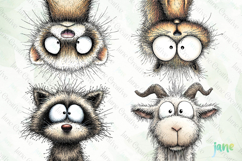 Whimsical Woodland Animal Clipart Product Image 1