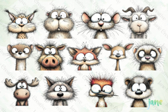Whimsical Woodland Animal Clipart Bundle Product Image 4