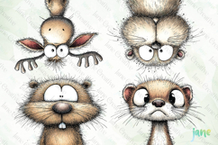 Whimsical Woodland Animal Clipart Product Image 1