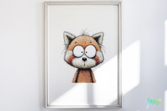 Whimsical Woodland Animal Clipart Product Image 5