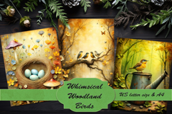 Whimsical Woodland - Birds Scrapbook Papers Product Image 1