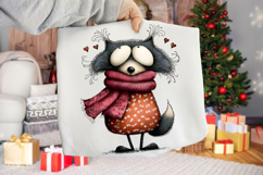 Whimsical Woodland Christmas Fox Clipart Product Image 2