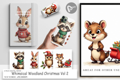 Whimsical Woodland Digital Paper Product Image 1