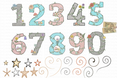 Whimsical Woodland Clipart set all at 300 dpi and with a transparent background.