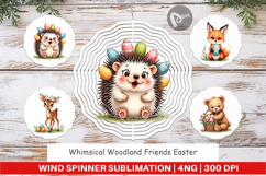 Woodland Friends Easter Wind Spinner Product Image 1