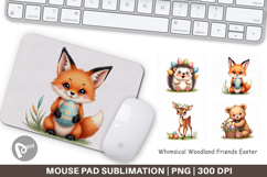 Woodland Friends Easter Mouse Pad Product Image 1