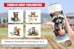 Woodland Friends Easter Tumbler Product Image 1