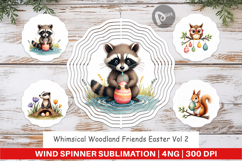 Woodland Friends Easter Wind Spinner Product Image 1