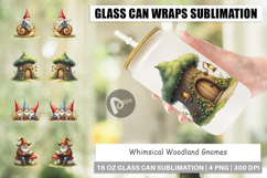 Woodland Gnomes Glass Can Product Image 1