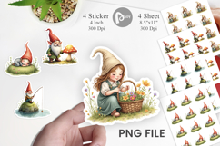 Woodland Gnomes Sticker Product Image 1