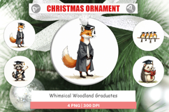 Whimsical Woodland Grad Ornament Product Image 1