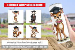 Whimsical Woodland Grad Tumbler Product Image 1