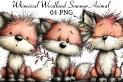 Whimsical Woodland Summer Animals Product Image 1