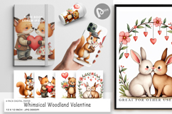 Woodland Valentine Storybook Paper Product Image 1