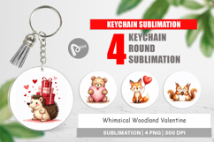 Woodland Valentine Keychain Product Image 1