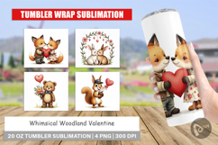 Woodland Valentine Storybook Tumbler Product Image 1