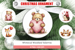 Woodland Valentine Ornament Product Image 1