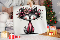 Whimsical Woodland Valentine Animals Clipart Product Image 2