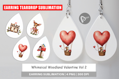 Woodland Valentine Storybook Earring Product Image 1