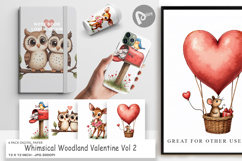 Woodland Valentine Storybook Paper Product Image 1