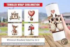 Woodland Valentine Storybook Tumbler Product Image 1