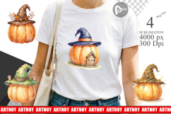 Woodland Witch Hat Sublimation Product Image 1