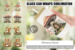 Glass Can Whimsical Woods Product Image 1