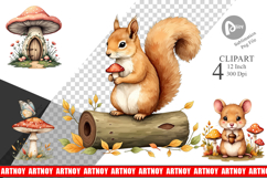 Whimsical Woods Clipart Product Image 1