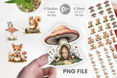 Whimsical Woods Sticker Product Image 1