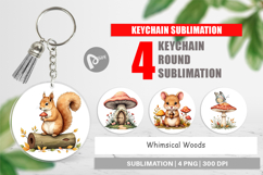 Keychain Whimsical Woods Product Image 1